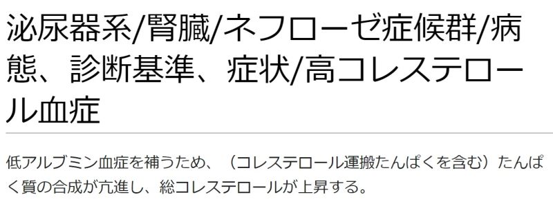 ファイル:泌尿器系腎臓ネフローゼ症候群病態、診断基準、症状高コレステロール血症.jpg